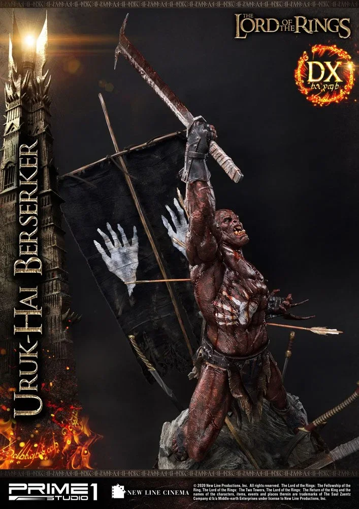 Prime 1 Studio LOTR Uruk-Hai Berserker Deluxe Version - Afbeelding 6