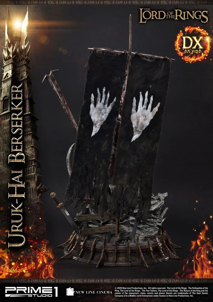 Prime 1 Studio LOTR Uruk-Hai Berserker Deluxe Version - Afbeelding 7