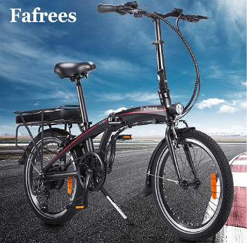 Fafrees 20F039 20 Inch Folding Electric Bike 250W Motor 7-Speed - 0