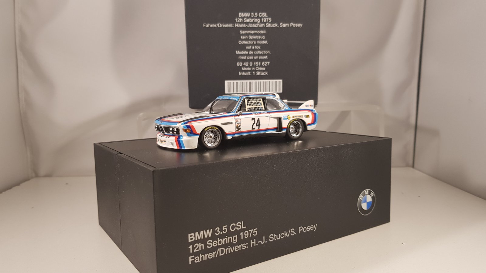 BMW 3.5 CSL '75 Stuck/Possey Minichamps 1:43 - nr. 1