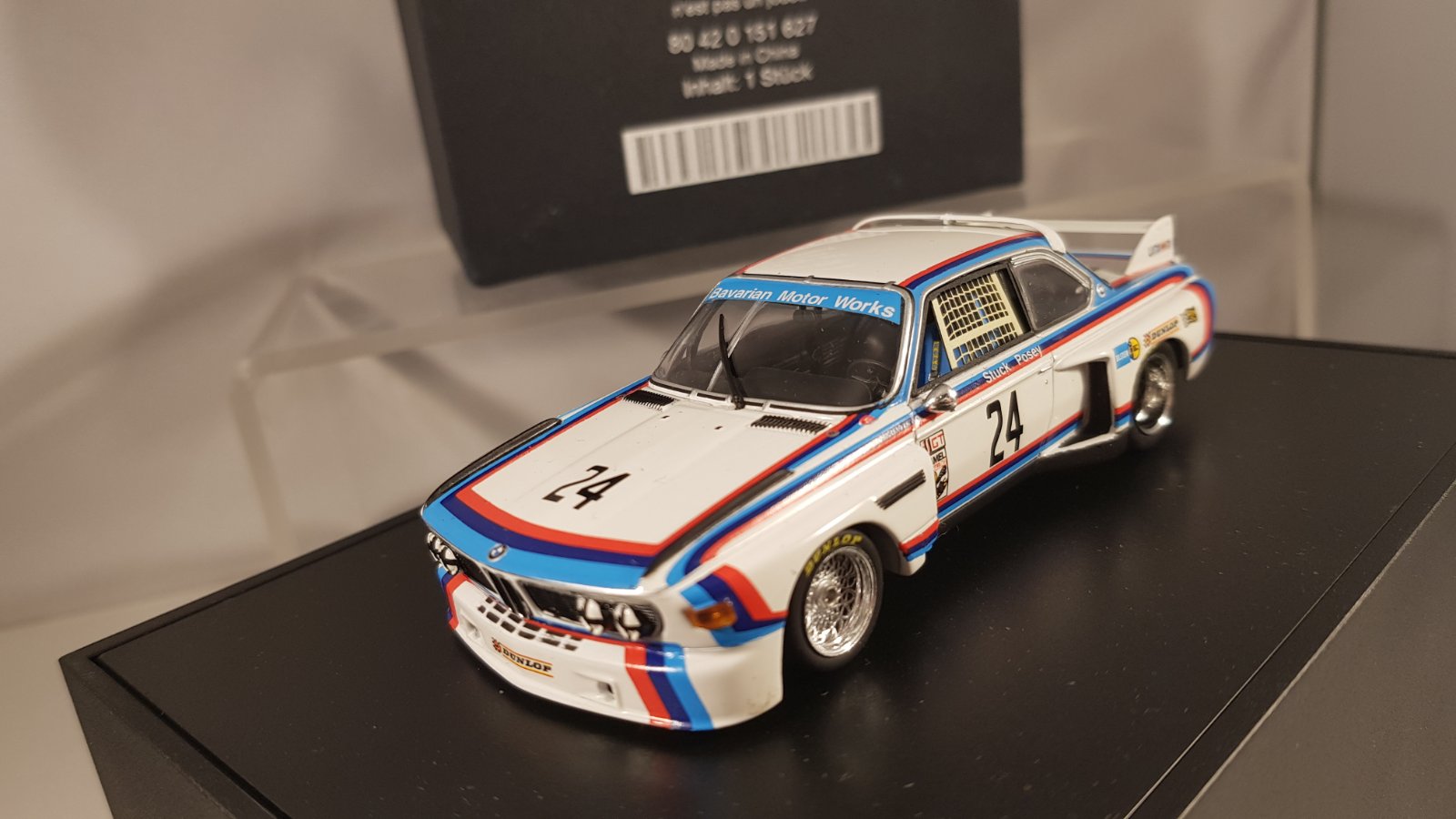 BMW 3.5 CSL '75 Stuck/Possey Minichamps 1:43 - Afbeelding 2