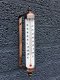 Thermometer / temperatuurmeter, messing-metaal, klassiek en nostalgisch - 1 - Thumbnail