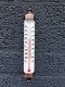 Thermometer / temperatuurmeter, messing-metaal, klassiek en nostalgisch - 3 - Thumbnail