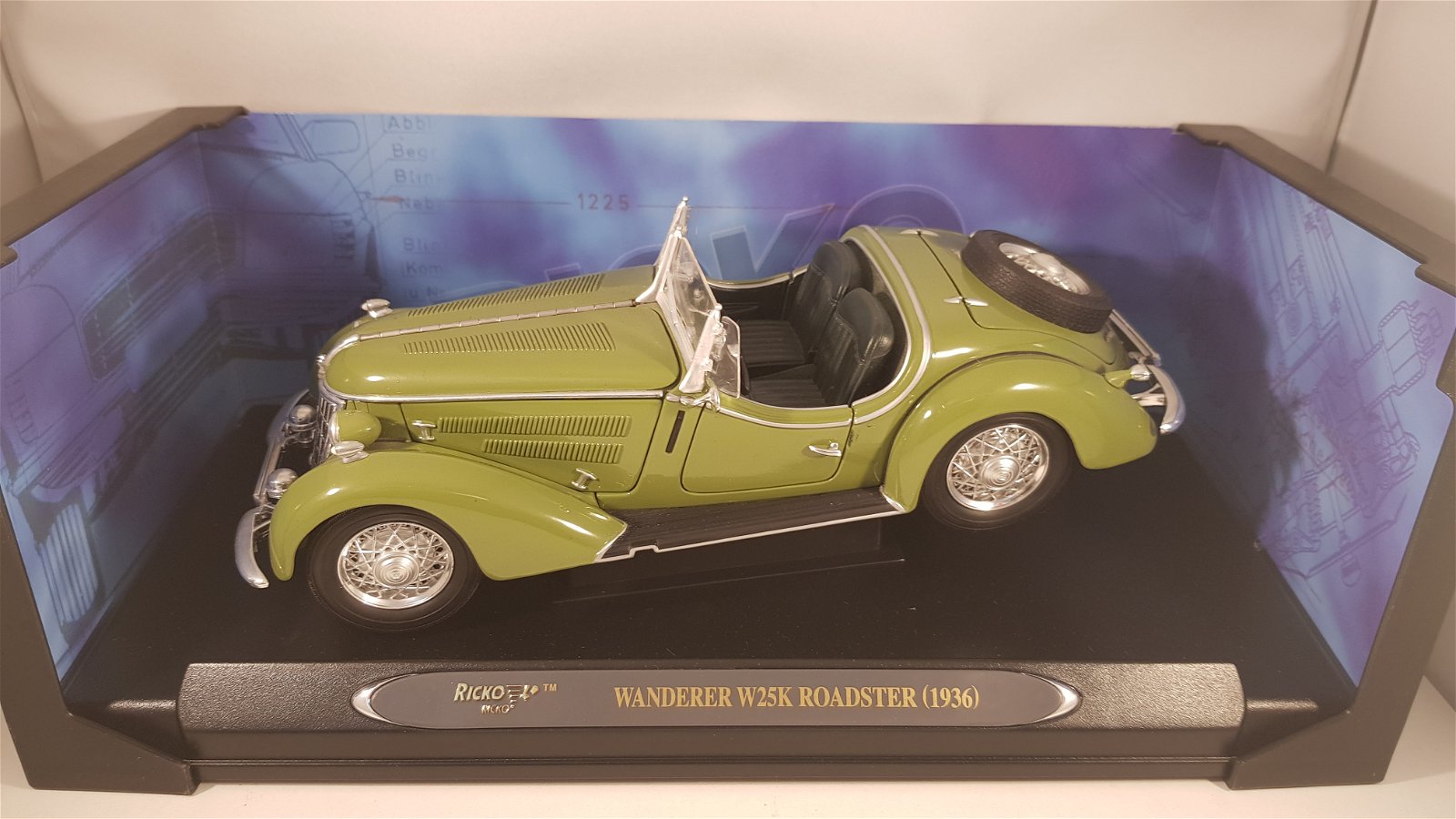 Wanderer W25K Roadster 1936 Ricko 1:18 - Afbeelding 8