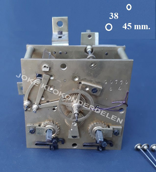 = Oeil-de-Boeuf / Schoolklok uurwerk =44635 - Afbeelding 7