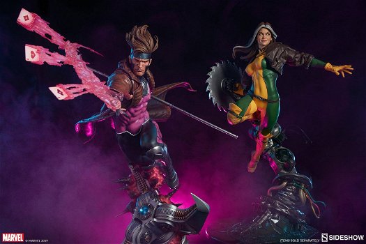 Sideshow Marvel Gambit Maquette 300727 - 4