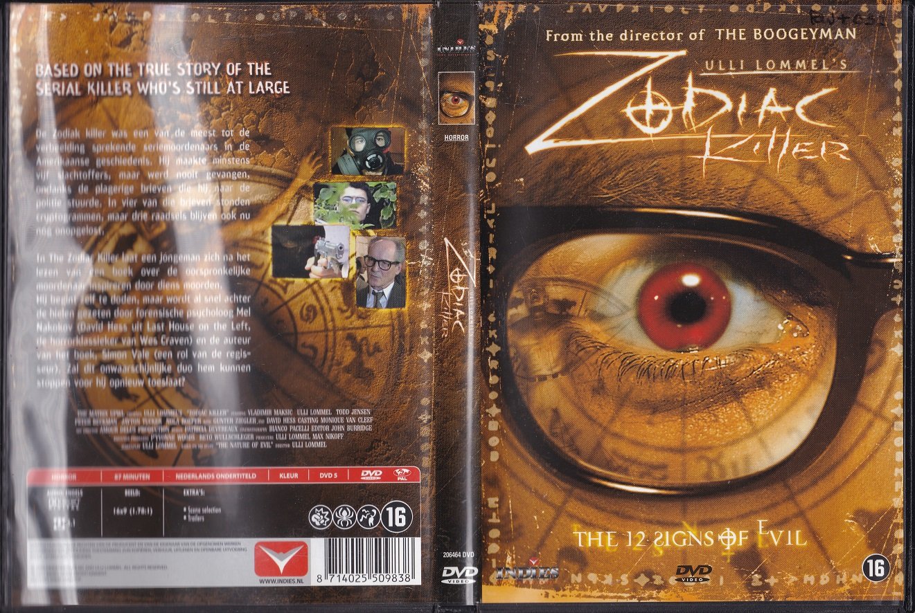 Ulli Lommel's ZODIAC KILLER - nr. 1