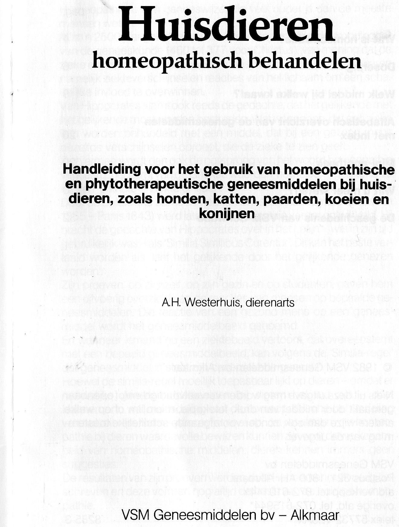 Natuurlijk beter, homeopathie dieren, VSM, gst, 32 blz, zgst - Afbeelding 2