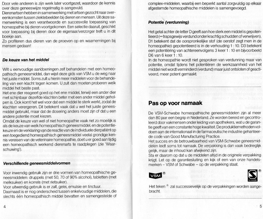 Natuurlijk beter, homeopathie dieren, VSM, gst, 32 blz, zgst - Afbeelding 4