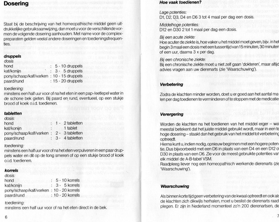 Natuurlijk beter, homeopathie dieren, VSM, gst, 32 blz, zgst - Afbeelding 5