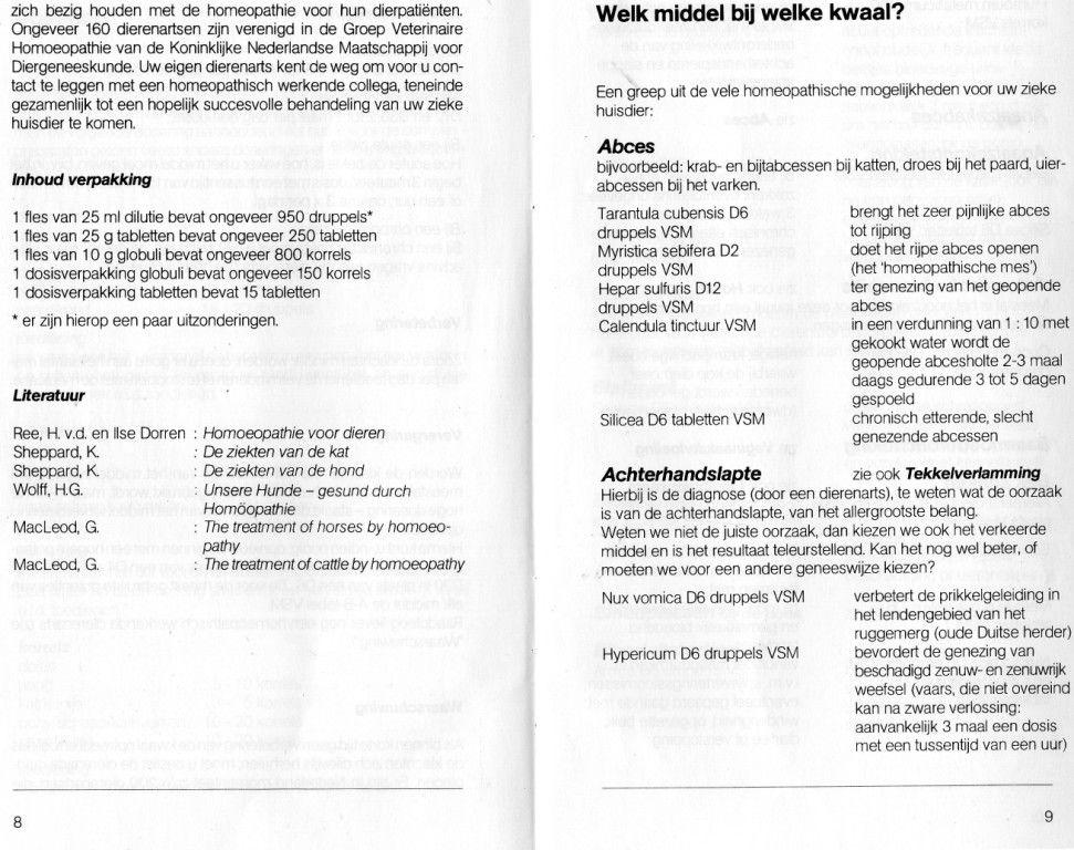 Natuurlijk beter, homeopathie dieren, VSM, gst, 32 blz, zgst - Afbeelding 6