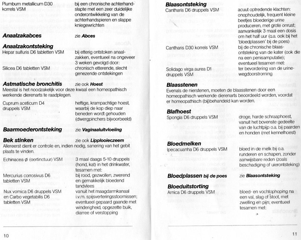 Natuurlijk beter, homeopathie dieren, VSM, gst, 32 blz, zgst - Afbeelding 7