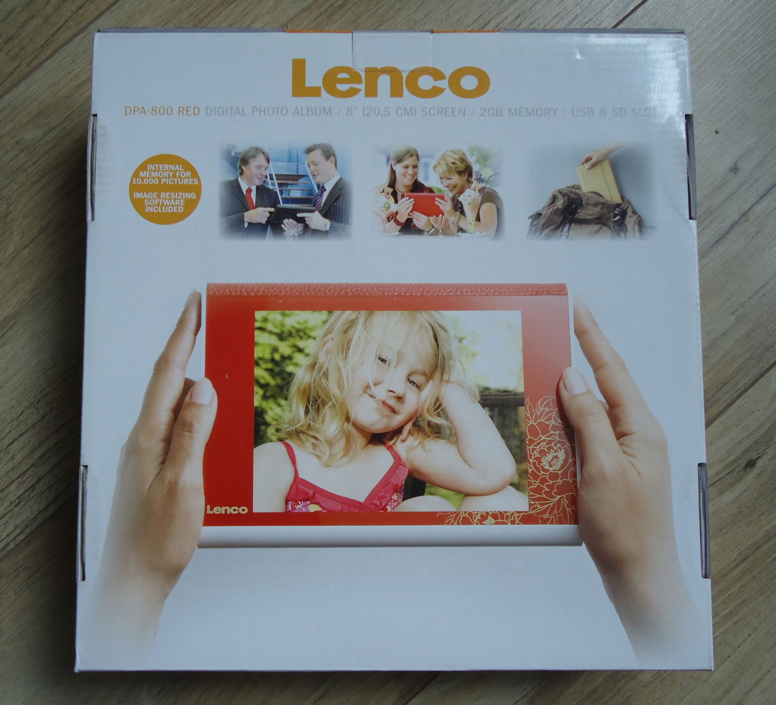Nieuw digitaal fotoalbum met 20,5 cm scherm van Lenco. - nr. 1