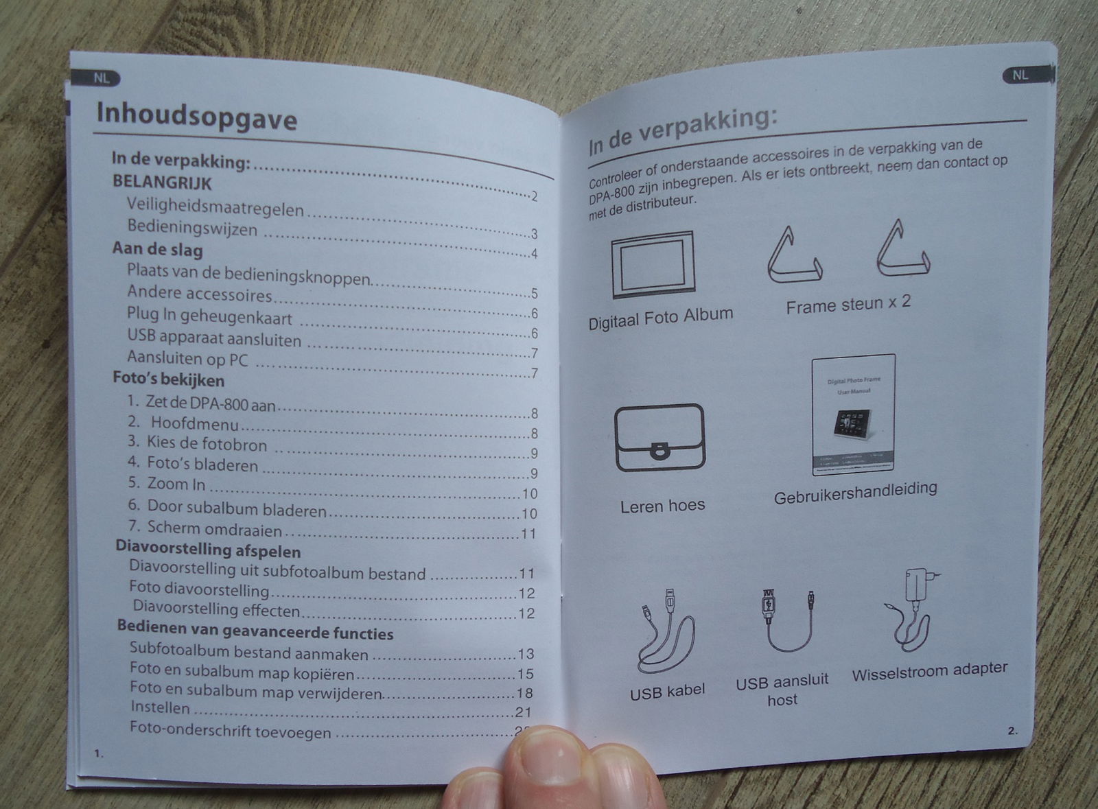Nieuw digitaal fotoalbum met 20,5 cm scherm van Lenco. - Afbeelding 3