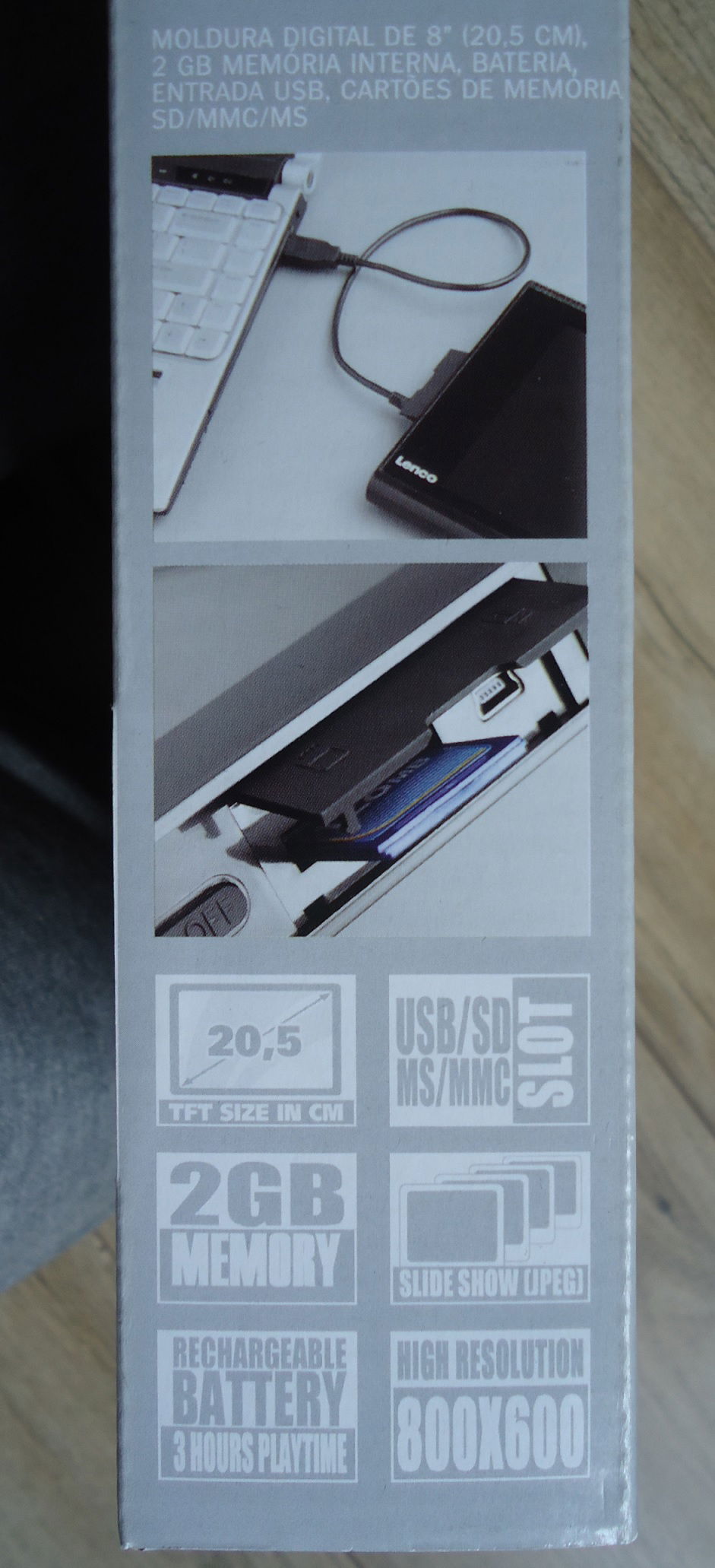 Nieuw digitaal fotoalbum met 20,5 cm scherm van Lenco. - Afbeelding 4