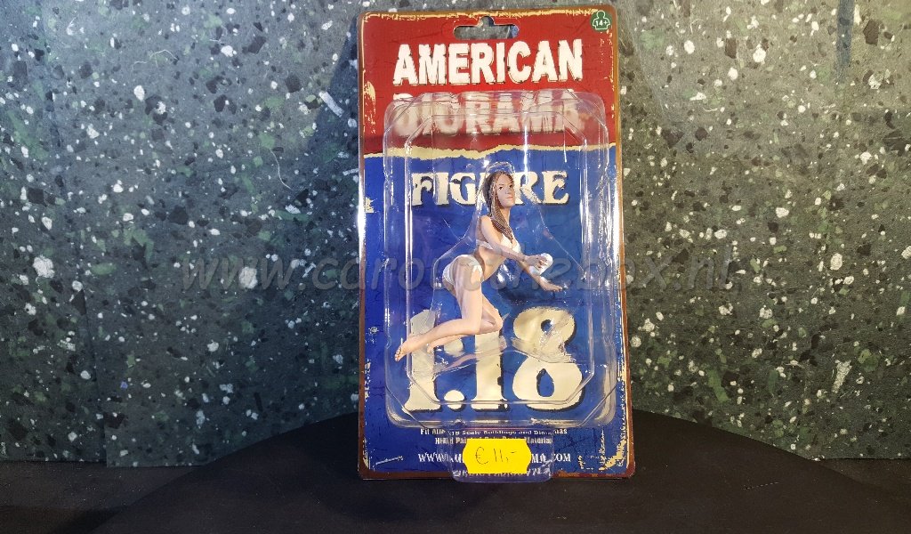 Diorama figuur Car Wash Jenny AD154 1:18 - Afbeelding 3