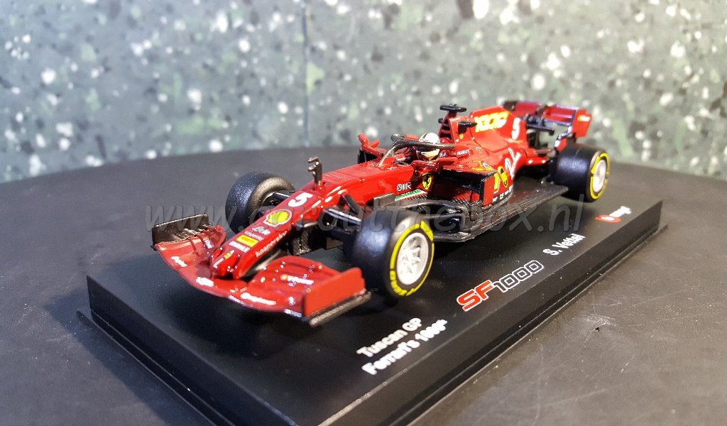 Ferrari SF 1000 Vettel 2020 1:43 Bburago - Afbeelding 2