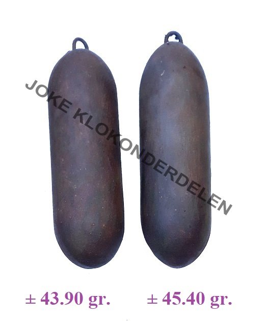 = 2 Comtoise gewichten =44652 - nr. 1