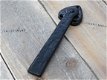 Staldeursluiting / poortbeslag, complete set deurbeslag, mat zwart - 5 - Thumbnail