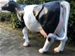 Tuinbeeld van levensgrote koe, sculptuur koe, heel groot beeld - 4 - Thumbnail