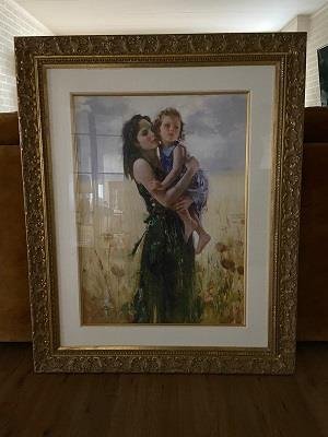Art Giclee on paper by Pino, Close to my heart. - Afbeelding 2