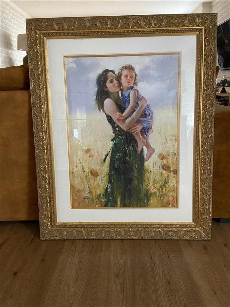 Art Giclee on paper by Pino, Close to my heart. - Afbeelding 3