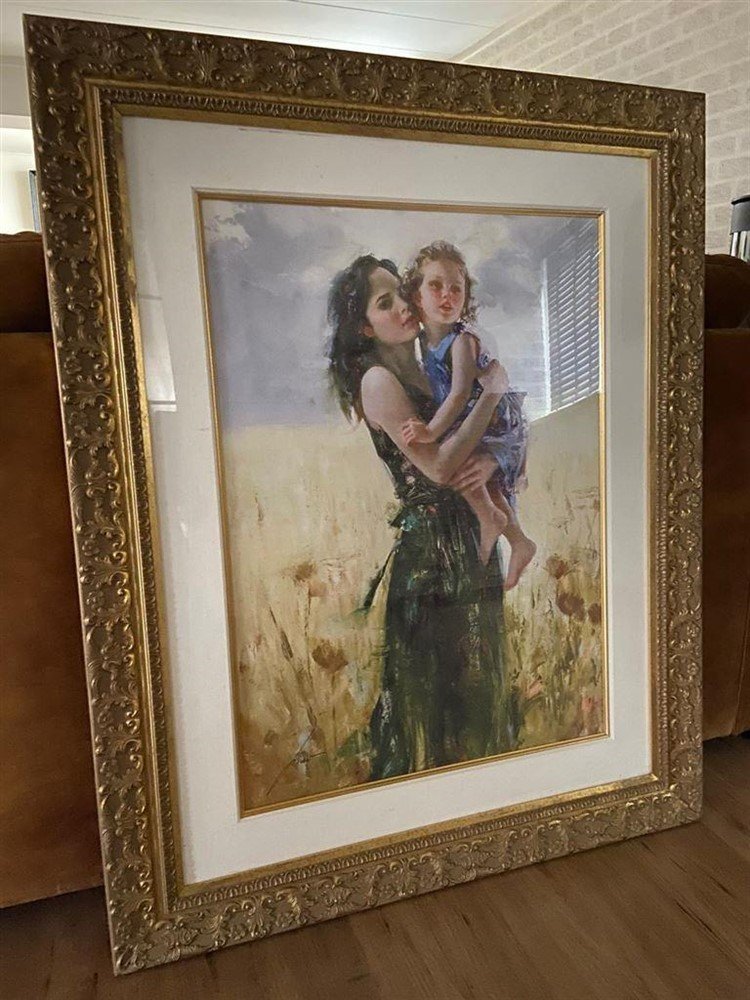 Art Giclee on paper by Pino, Close to my heart. - Afbeelding 5