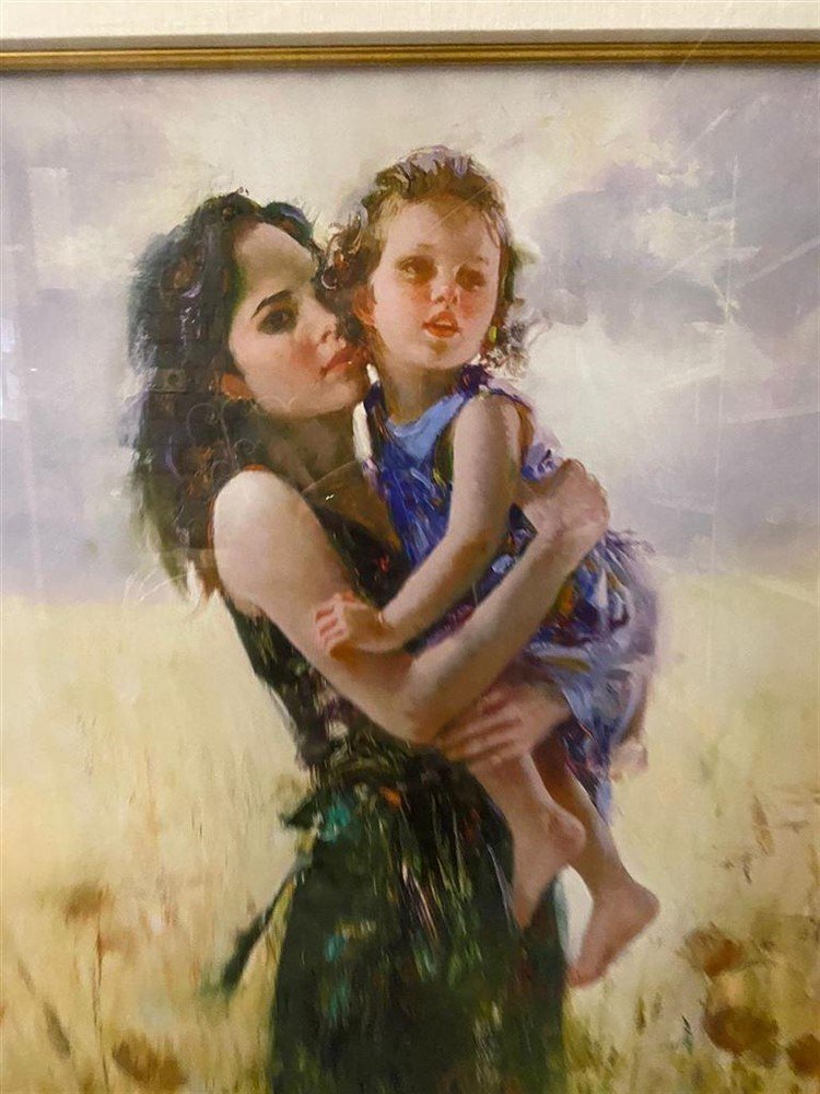 Art Giclee on paper by Pino, Close to my heart. - Afbeelding 7
