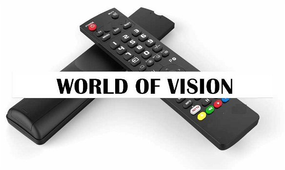 Vervangende afstandsbediening voor de World Of Vision apparatuur. - 0