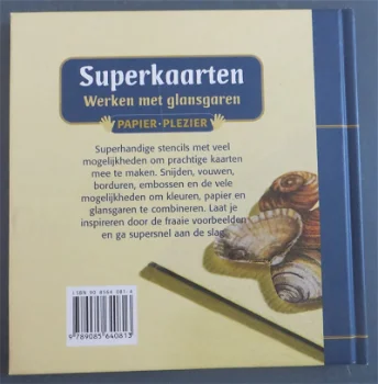 Papier Plezier --- Superkaarten - Werken met glansgaren - 1