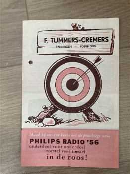 Retro PHILIPS producten brochures 1956 (D351) - 0