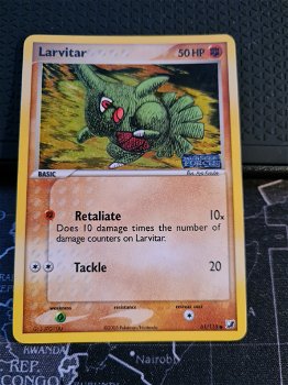 Larvitar 61/115 Common Reverse Holo Ex Unseen Forces - 0