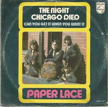 Paper Lace ‎– The Night Chicago Died (1974) - 0