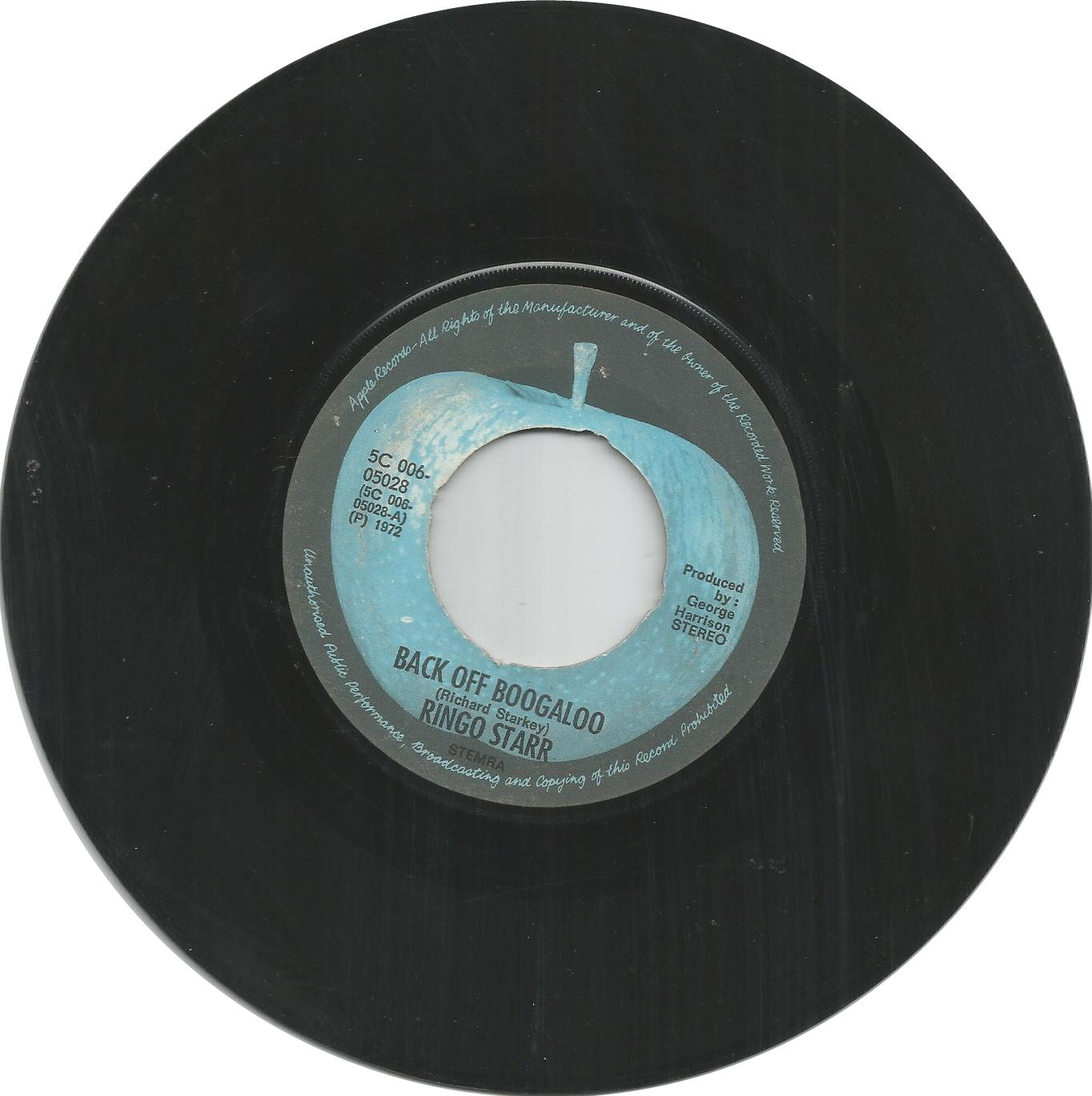 Ringo Starr – Back Off Boogaloo (1972) - nr. 1