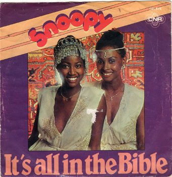 Snoopy ‎– It's All In The Bible (1979) DISCO - 0