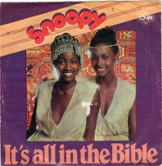 Snoopy ‎– It's All In The Bible (1979) DISCO