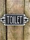 Bord ''Toilet'' voor de wc-deur, gietijzeren sign - 0 - Thumbnail