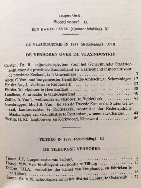 Een kwaad leven - De vlasindustrie Tilburg (Eindverslag) - Jacques Giele - Afbeelding 5