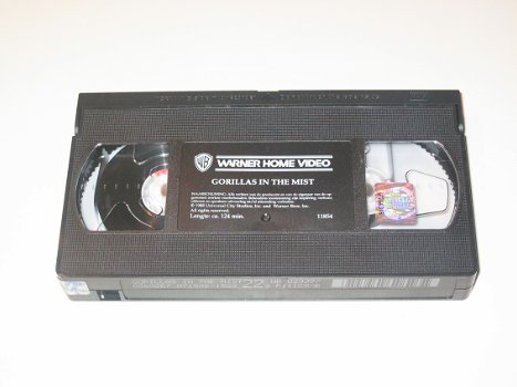 VHS Gorillas In The Mist - Sigourney Weaver - 4