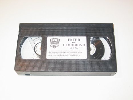 VHS Enter The Bloodring - Robert Z'Dar - 4