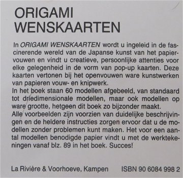 Origami wenskaarten - 1