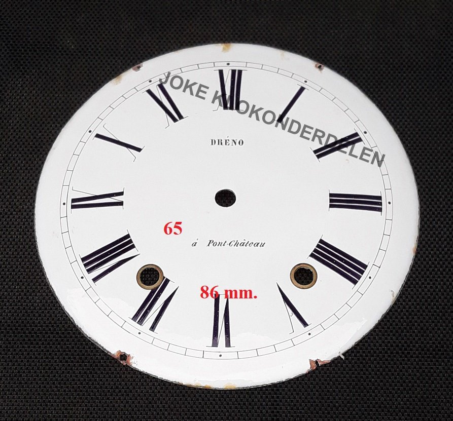 = Comtoise wijzerplaat = oud =44669 - Afbeelding 2