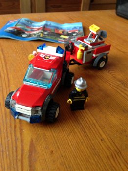 Lego City brandweerauto met aanhanger - 3