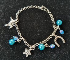 Armband Paard blauw