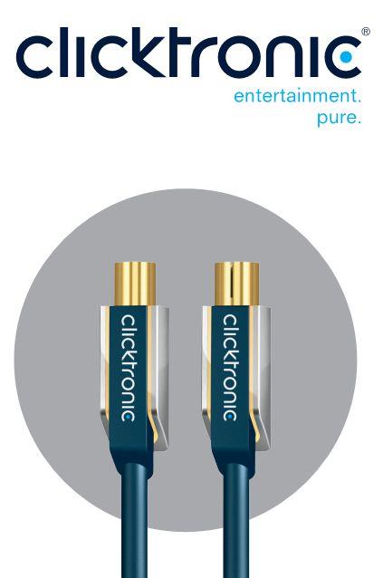 Clicktronic Antenea Kabel - advanced series 1 meter - nr. 1