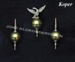 = 3 Klok tollen = messing =24750