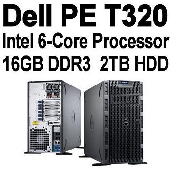 Dell PE T320 Server, Intel 6-Core, 16GB DDR3, 2TB HDD | ZFS - 0