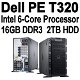 Dell PE T320 Server, Intel 6-Core, 16GB DDR3, 2TB HDD | ZFS - 0 - Thumbnail