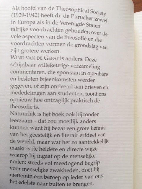 Wind van de geest (Theosofie) - G. de Purucker - Afbeelding 3
