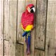 Set papegaaien in kleur, wanddecoratie van gietijzer - 3 - Thumbnail